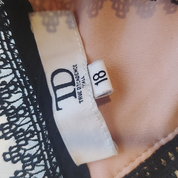 True Decadence Asos White Floral Lace Open Back Dress 18 - Picture 6 of 10